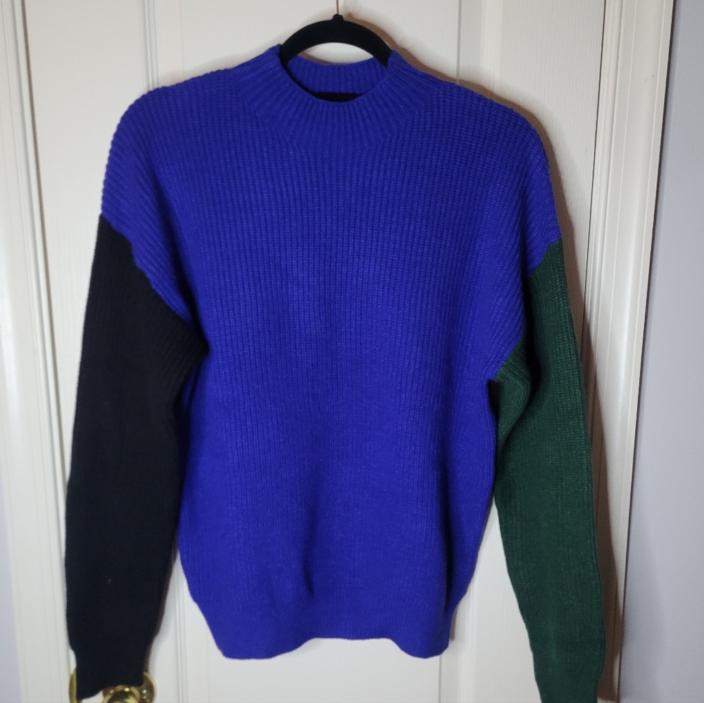 AREA STARS Colorblock Sweater. NWT - Picture 2 of 7